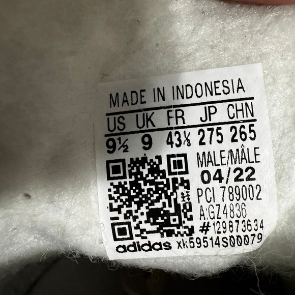 Adidas Superstar 82 Cloud White/Sky Tint/Off White Mens Sneakers Sz 9.5 - Picture 9 of 9